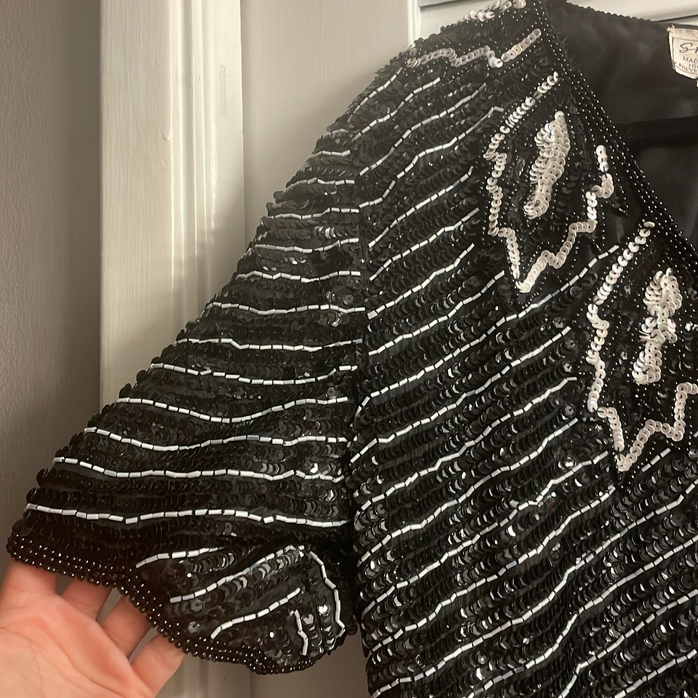Stenay 80’s Vintage Beaded Blouse, XL - Excellent Vintage Condition - Picture 3 of 5